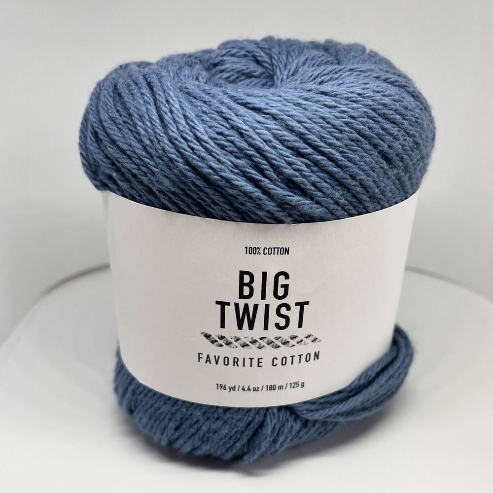 Big Twist Favorite Cotton Yarn, New Jeans